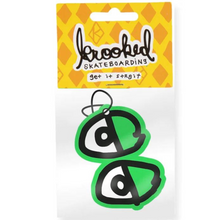  Krooked Eyes Air Freshener Green