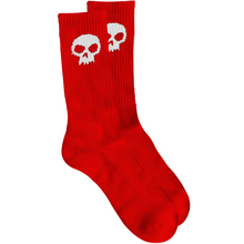  Skull Zero Socks Red