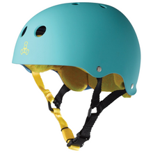  Baja Teal Rubber Brainsaver Triple 8 Helmet