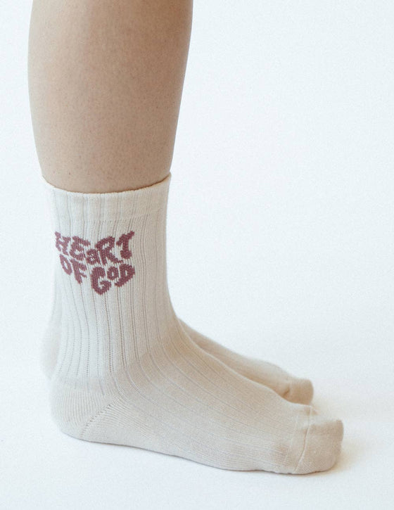 Heart of God Socks: Medium