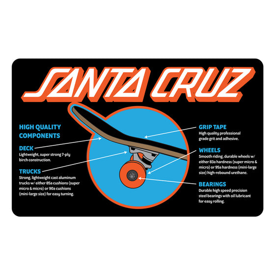 Classic Dot Micro Santa Cruz Complete 7.5 x 28.25