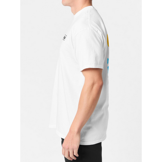 Red Curb Slappy Trucks S/S Tee White