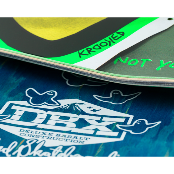 DBX Eyes Bright Orange Krooked Basalt Deck 8.5