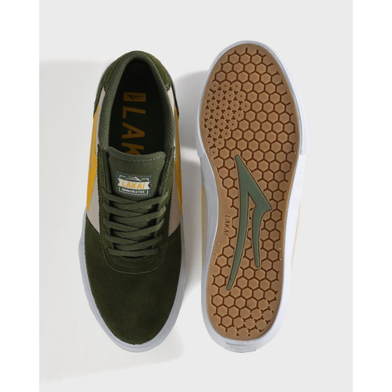 Manchester Chive Suede Lakai Footwear