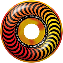  F4 Multi Swirl Classic 54mm 99D Spitfire Wheels Red/Orange