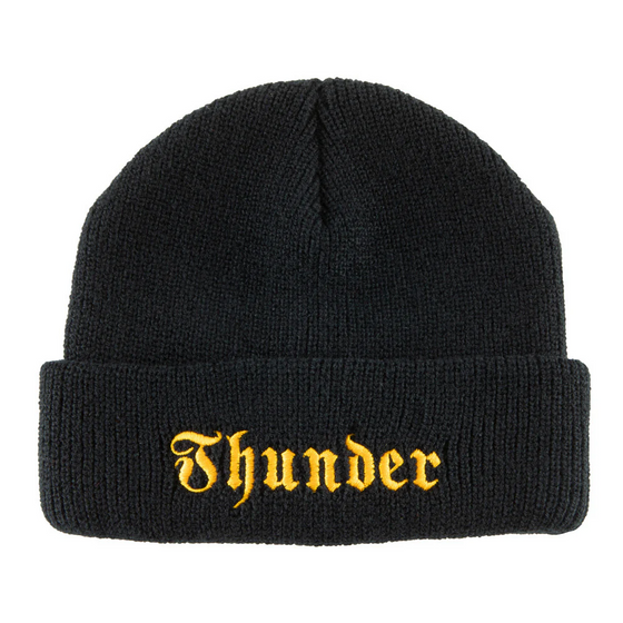 Evil EMB Thunder Cuff Beanie Black/Yellow