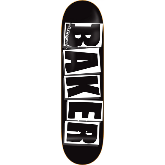 Team Brand Logo Baker Deck 8.25 Black/White