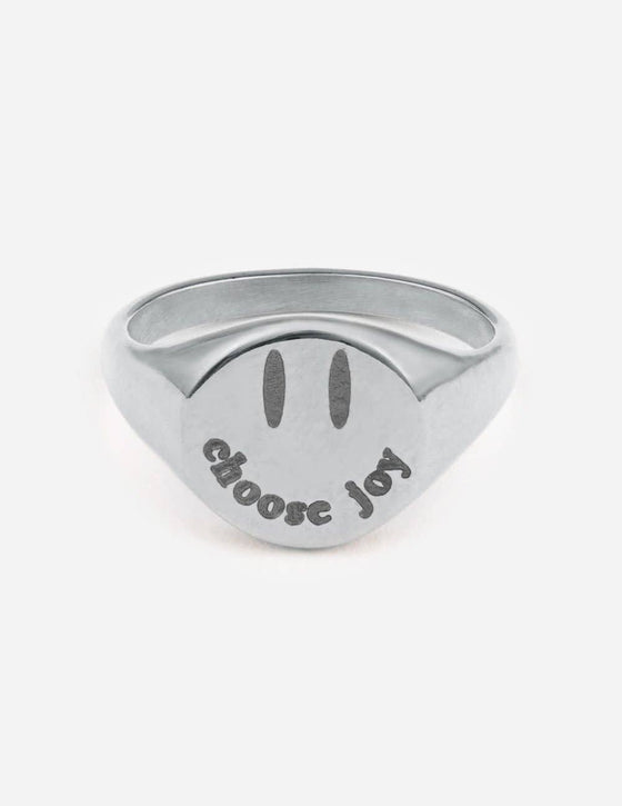 Silver Choose Joy Ring: 5