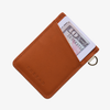 Coral Crush - Vertical Leather Wallet: Coral Crush