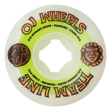  Team Line Original Nomads 53mm 99A OJ Wheels White Green/Orange