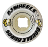 Team Double Duro Mini Combo 54mm 101a/95a OJ Wheels White