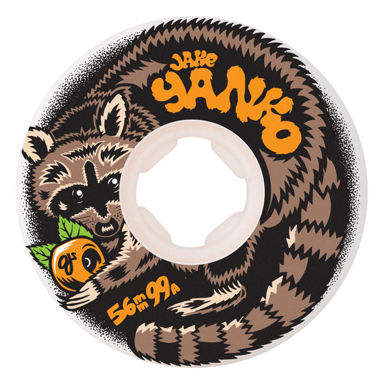 Jake Yanko Night Panda Elite Chubbies 56mm 99A OJ Wheels White