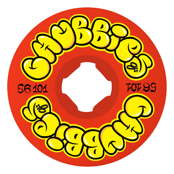 Throw Ups Chubbies 56mm 101A OJ Wheels Red