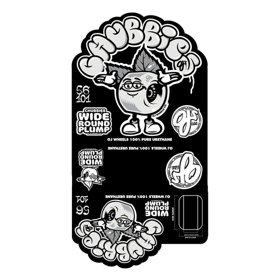 Throw Ups Chubbies 56mm 101A OJ Wheels Red