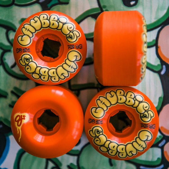 Throw Ups Chubbies 56mm 101A OJ Wheels Red