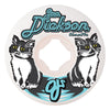 Jon Dickson Cat Chubbies 56mm 99A OJ Wheels White/Black