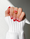 Enamel God is Love Ring: 8