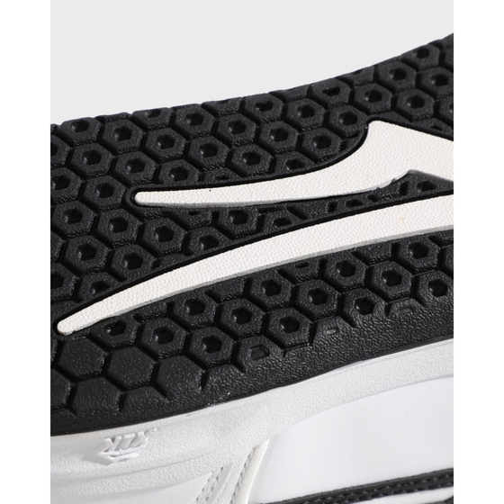 Telford Low White/Black Leather Lakai Footwear