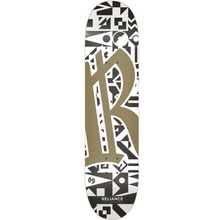  "R" Team Graphic Reliance Deck 8.0 White/Tan