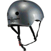 Silver Glitter Certified Sweatsaver Triple 8 Helmet