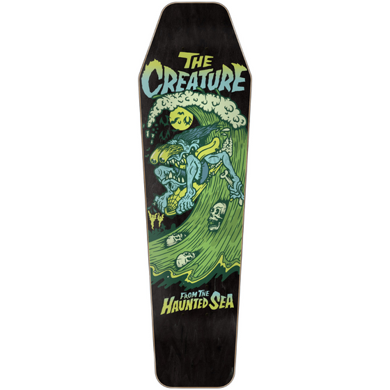 Haunted Sea Creature Coffin Shaped Deck 8.47 x 28.8