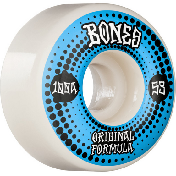 100s OG Originals Bones Wheels White