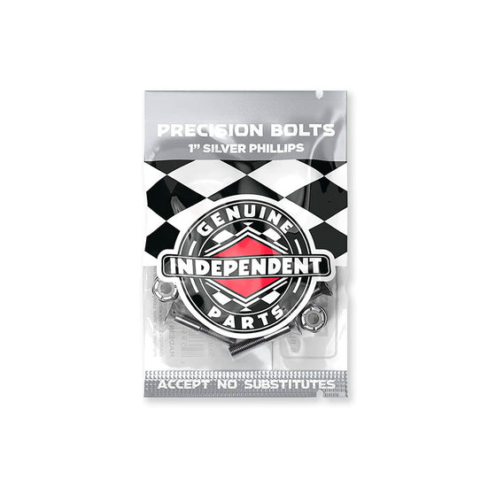GP Precision Bolts Phillips Hardware 1" Black/Silver