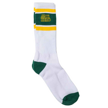 Black Hero Outline Anti-Hero Socks White/Dark Green/Gold