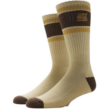  Black Hero Outline Anti-Hero Socks Cream/Brown