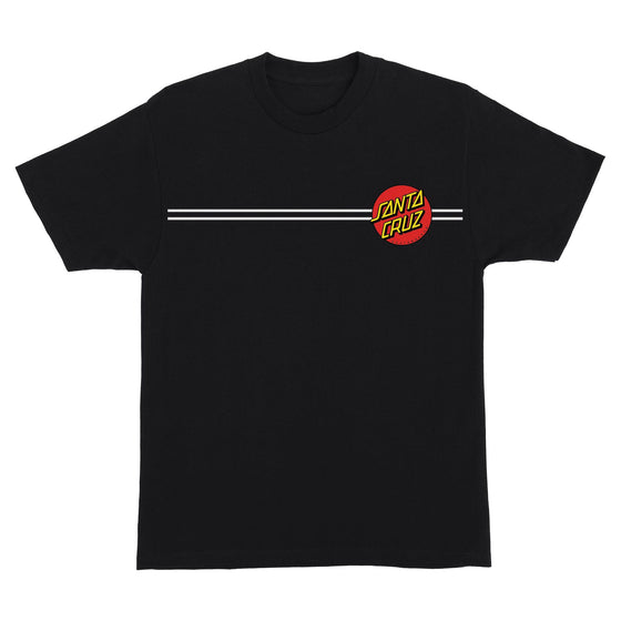 Classic Dot Santa Cruz Heavyweight S/S Shirt Black Large