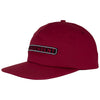 Bar Logo Burgundy Independent Unstructured Snapback Hat