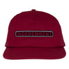 Bar Logo Burgundy Independent Unstructured Snapback Hat