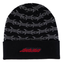  Wired Flame Dot Santa Cruz Long Shoreman Beanie Black