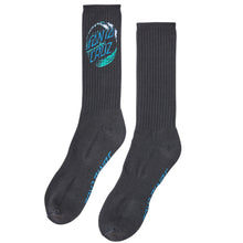  Wave Dot Santa Cruz Crew Socks Black