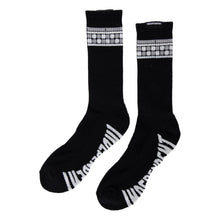  Tile Span Independent Mens Crew Socks Black