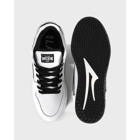 Telford Low White/Black Leather Lakai Footwear