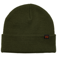  Eyes Krooked Clip Cuff Beanie Olive/Red