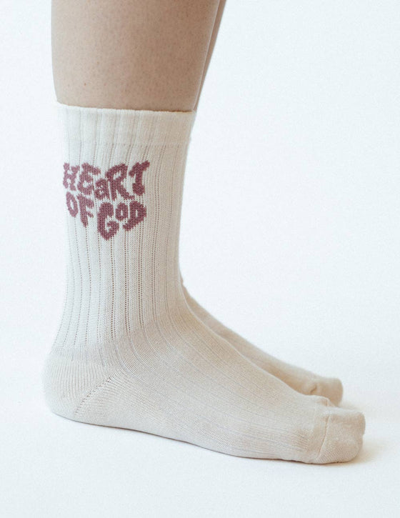 Heart of God Socks: Medium