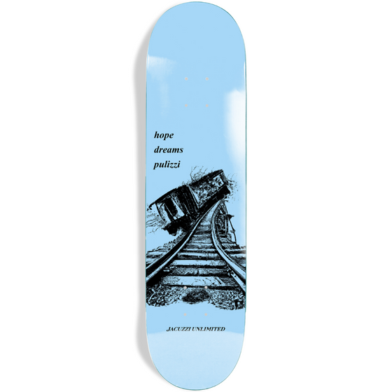 Michael Pulizzi Off The Rails Jacuzzi Unlimited Deck 8.375 Light Blue