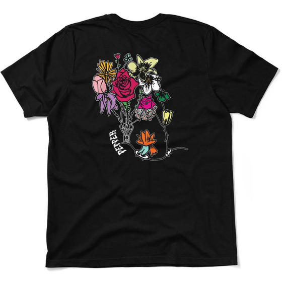 Flowers Pepper SS Shirt Black Medium