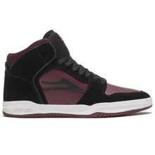  Telford Black/Burgundy Suede Lakai Footwear