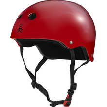  Glossy Red Certified Sweatsaver Triple 8 Helmet L/XL