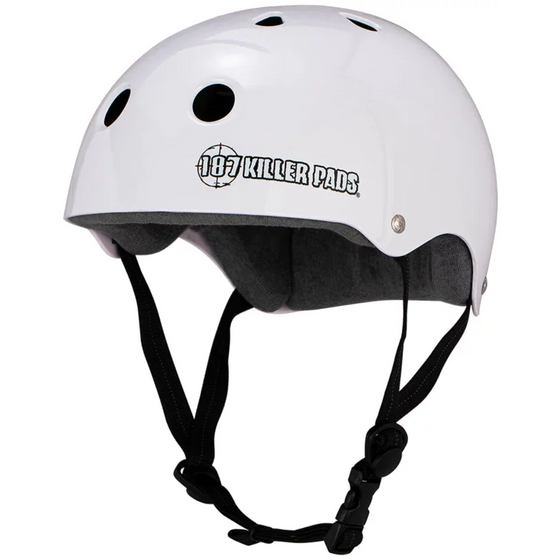 White Gloss Pro Sweatsaver Liner 187 Skate Helmet M