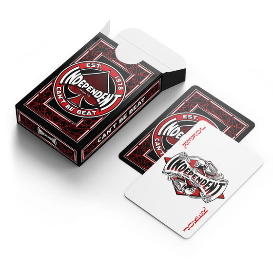 Can't Be Beat Independent Playing Cards Black/Red