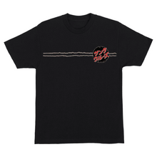  Godzilla Destroyer Stripes Santa Cruz S/S Heavyweight Shirt Black