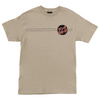 Godzilla Destroyer Stripes Santa Cruz S/S Heavyweight Shirt Sand