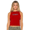 Red Raw Archival Racer Tank
