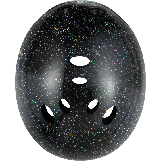 Black Glitter Certified Sweatsaver Triple 8 Helmet
