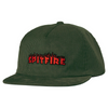 Script Spitfire Snapback Hat Green