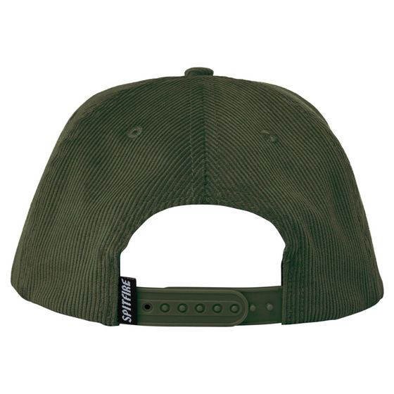 Script Spitfire Snapback Hat Green